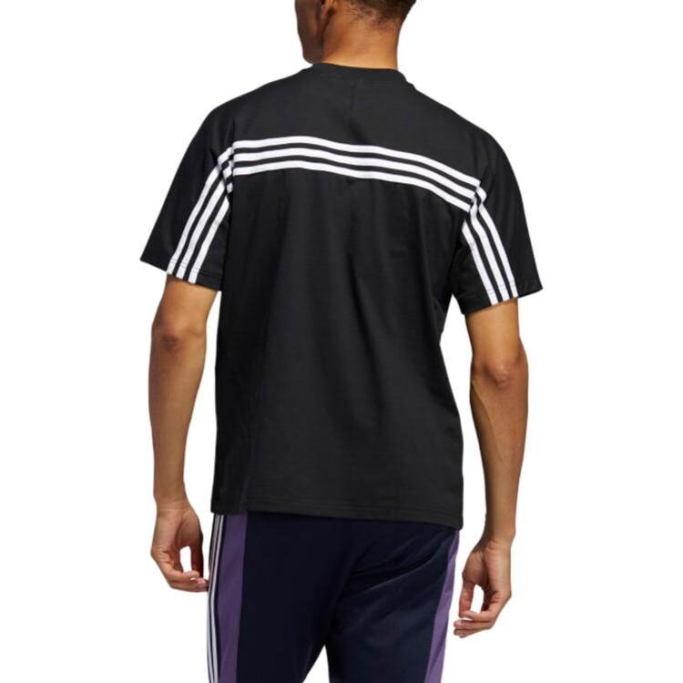 Футболка Adidas Originals 3-Stripes, черный — фото 4