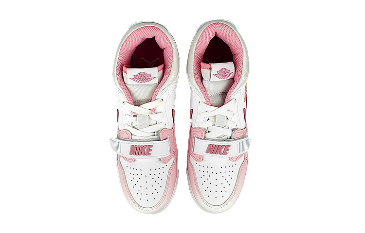 Кроссовки JORDAN Legacy 312 Vintage Basketball Shoes Women's Mid-Top White Pink — фото 2