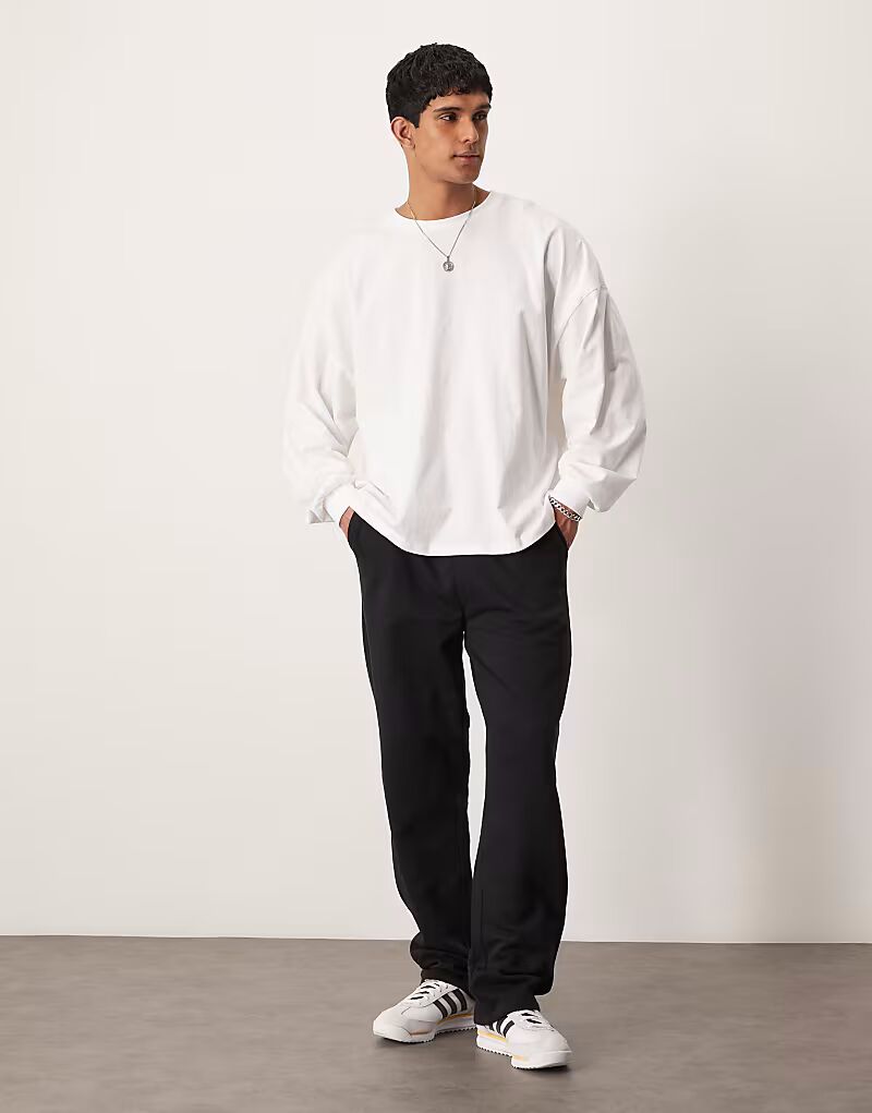 

Универсальные прямые джоггеры ASOS DESIGN черного цвета