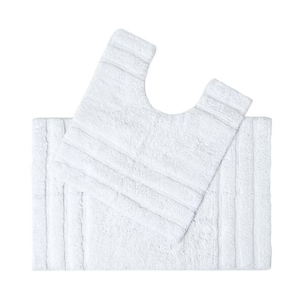 

Коврик для ванной Homescapesn Set 2 шт Spa Surpreme, 50x1x80 см, белый