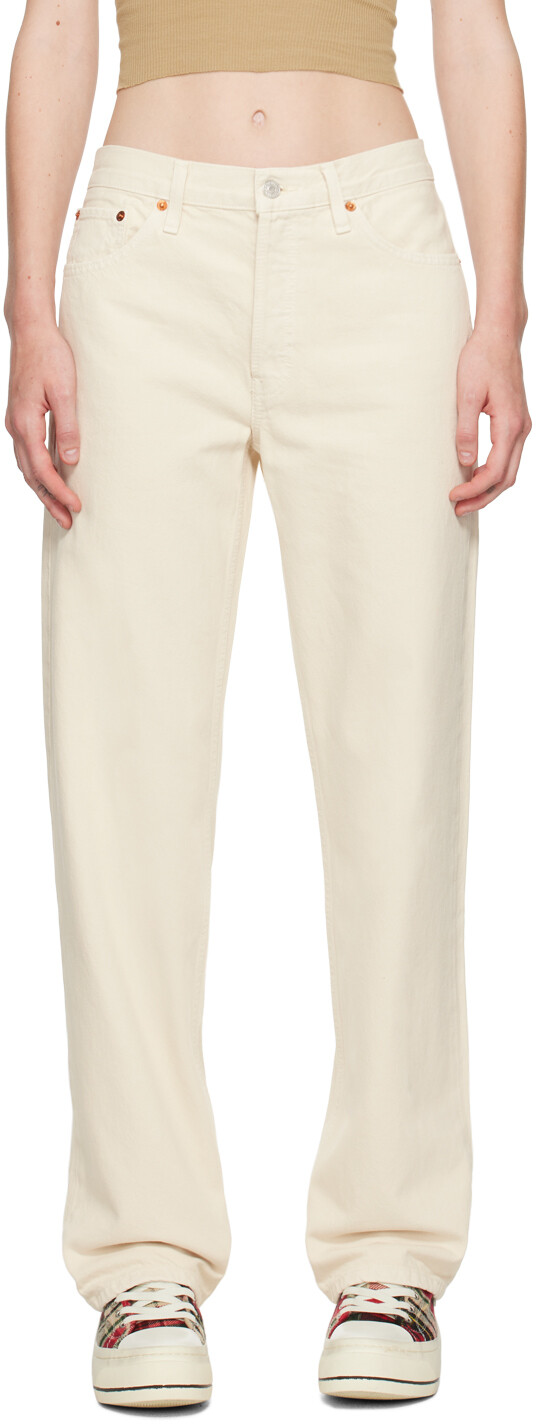 

Свободные длинные джинсы Off-White Re/Done