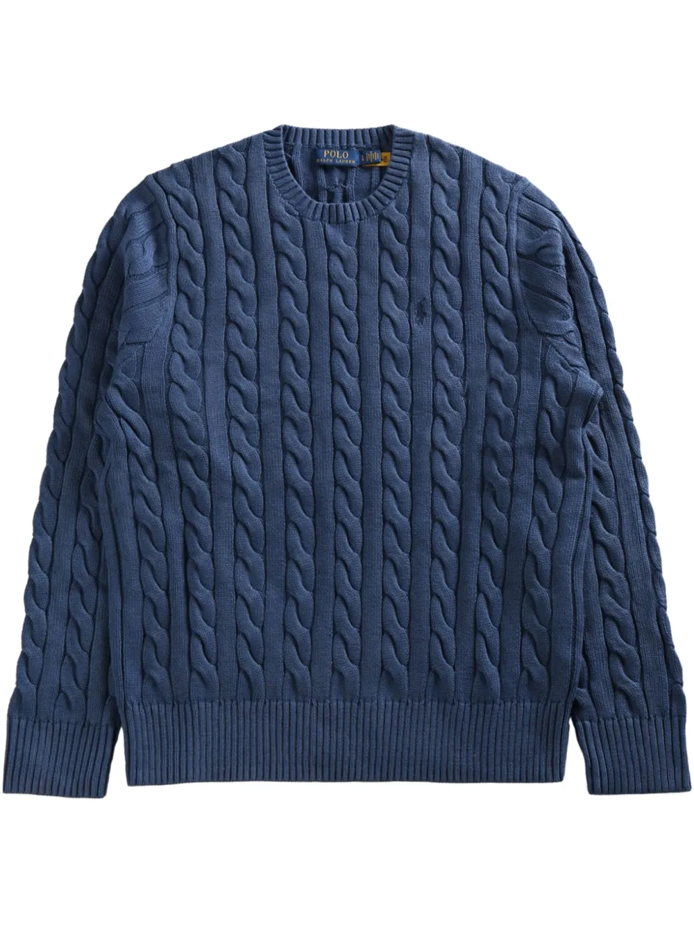 

Джемпер с косой вязкой POLO RALPH LAUREN, синий
