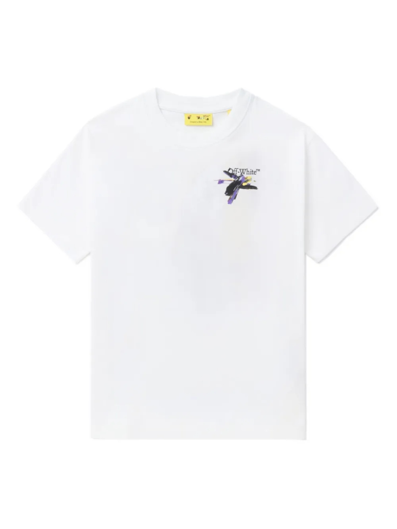 

Off-White Kids футболка с логотипом Arrows, белый