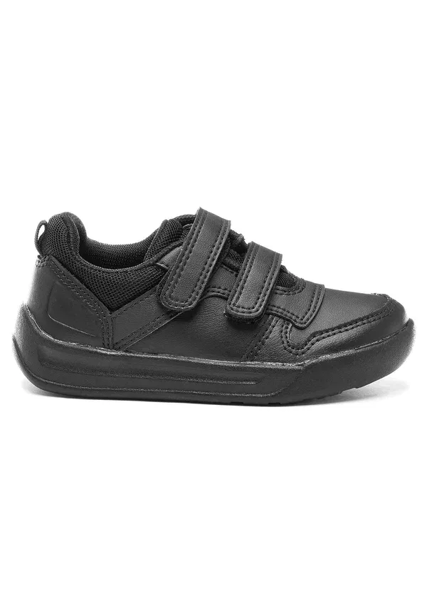 Кроссовки школьные Next, black strap touch fasten, черный
