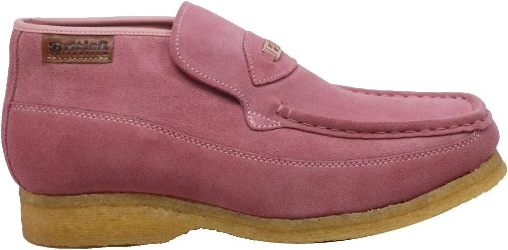 Мужские кожаные туфли British Collection BWB длиной до щиколотки, розовый — фото 3