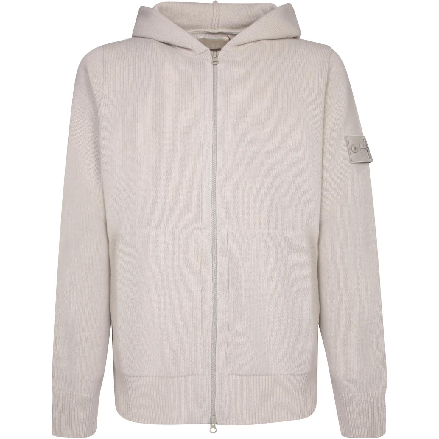 

STONE ISLAND Вязаный жилет, Ecru