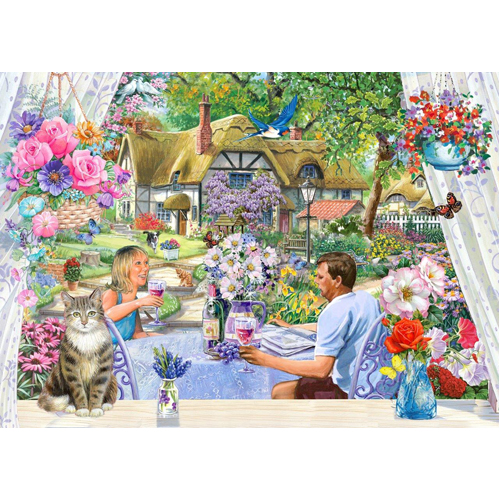 

Пазлы Enjoying The Garden Big 500 Puzzle