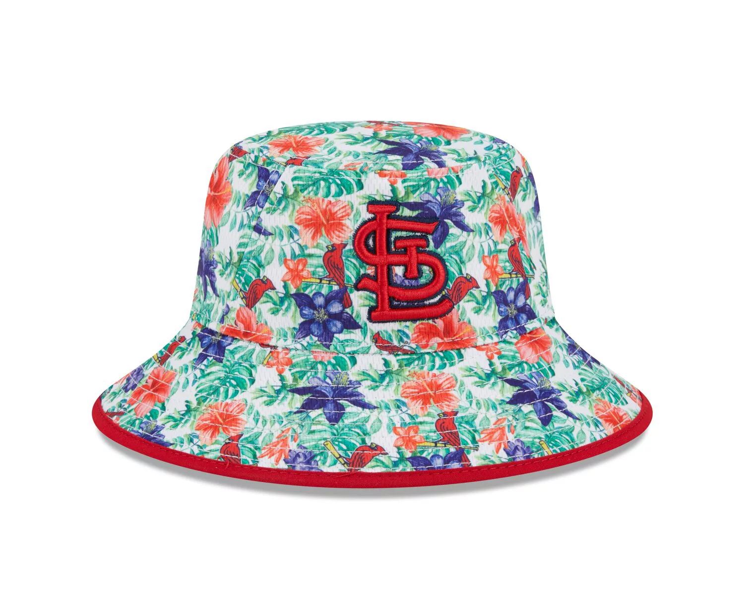 

Мужская панама с тропическим цветочным принтом New Era St. Louis Cardinals