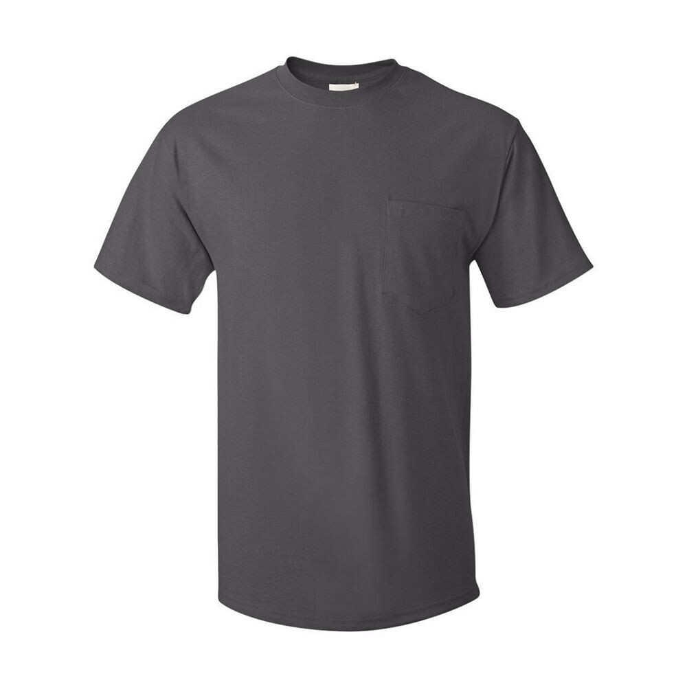 

Аутентичная однотонная футболка с карманами Floso, цвет Smoke Grey