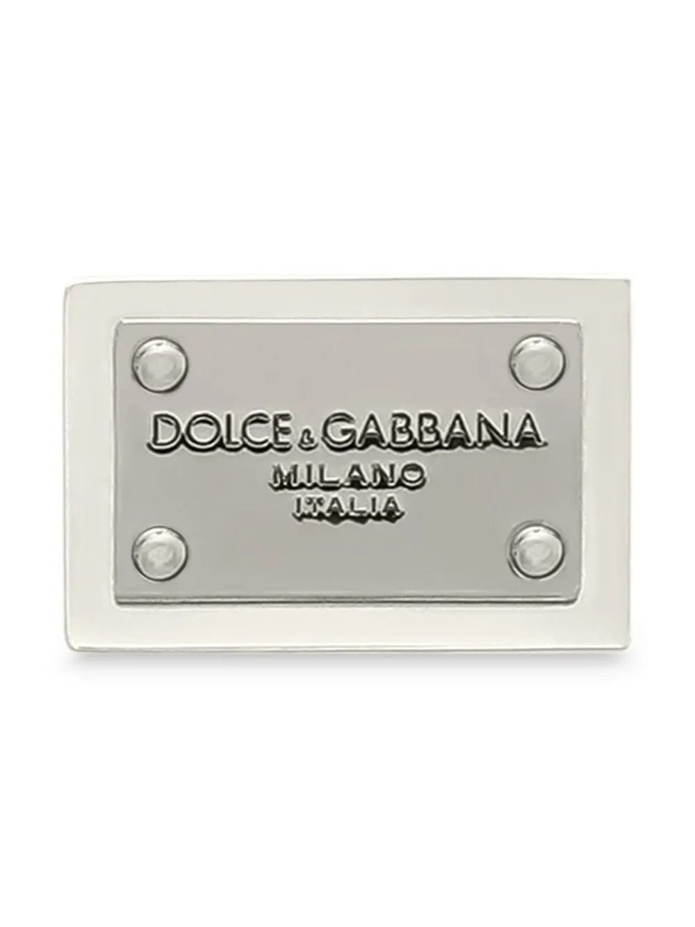 

Брошь с гравировкой логотипа DOLCE & GABBANA, серебряный