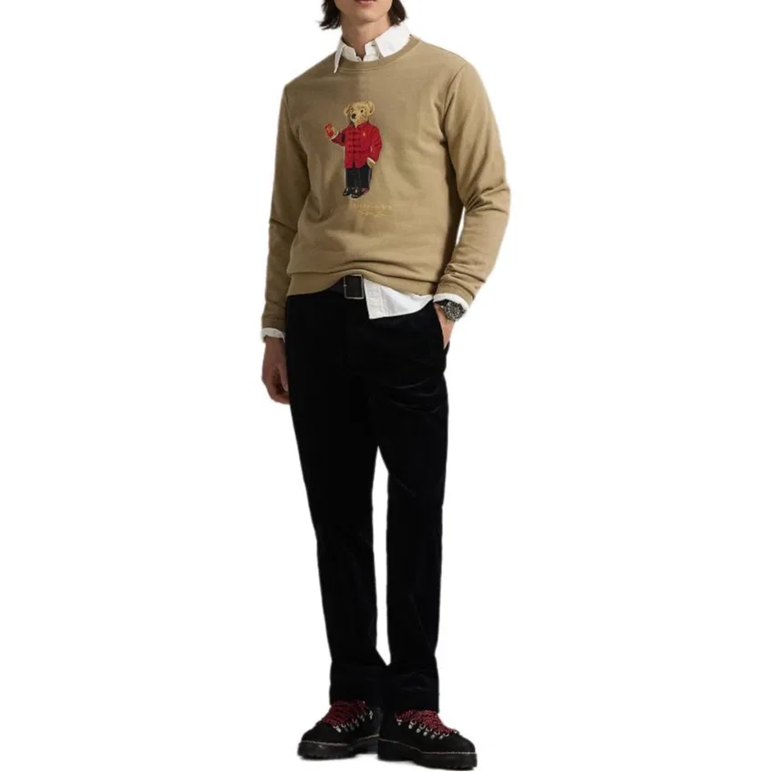 Свитшот мужской khaki Polo Ralph Lauren — фото 3