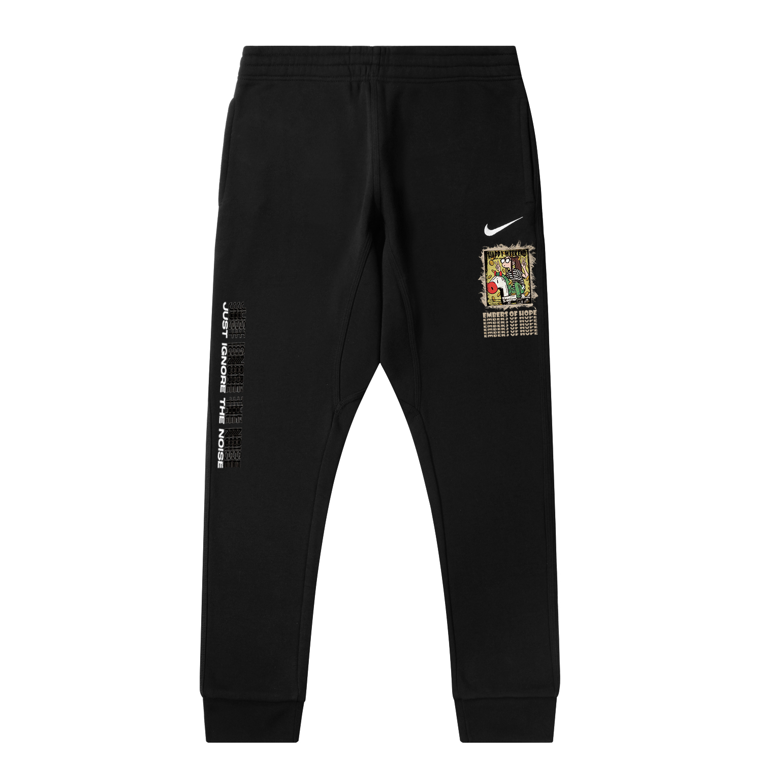 

Nike Вязаные спортивные штаны Unisex Black