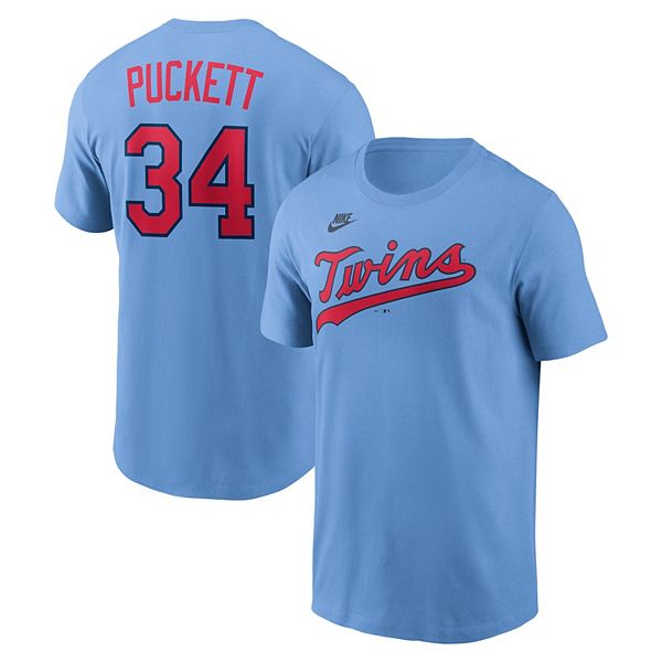 Футболка Minnesota Twins Cooperstown Collection с именем и номером Кирби Пакетта Nike — фото 2