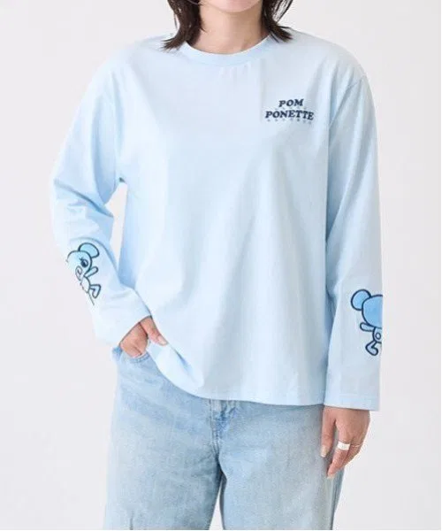 Детская футболка Narumiya Characters Mint-kun с аппликацией на рукаве
