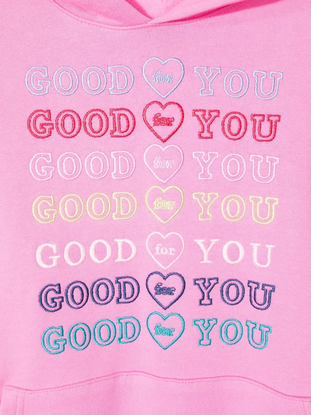 Худи с вышивкой Good For You IRENEISGOOD, фиолетовый — фото 2