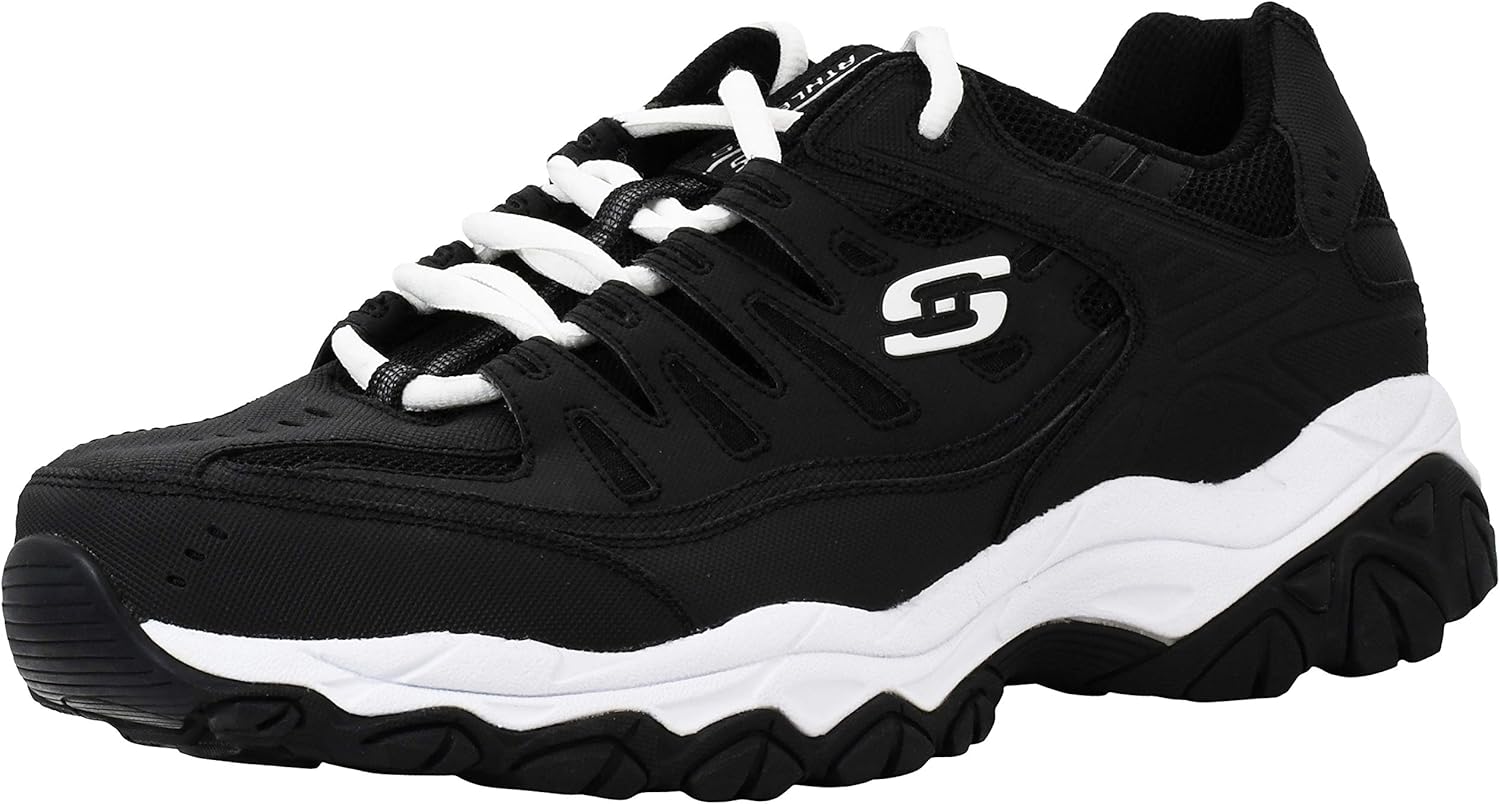 

Мужские модные кроссовки Skechers Afterburn M. Fit, белый/черный