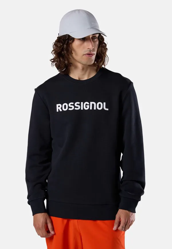 

Свитшот с круглым вырезом и логотипом Rossignol, Black, Черный, Свитшот с круглым вырезом и логотипом Rossignol, Black