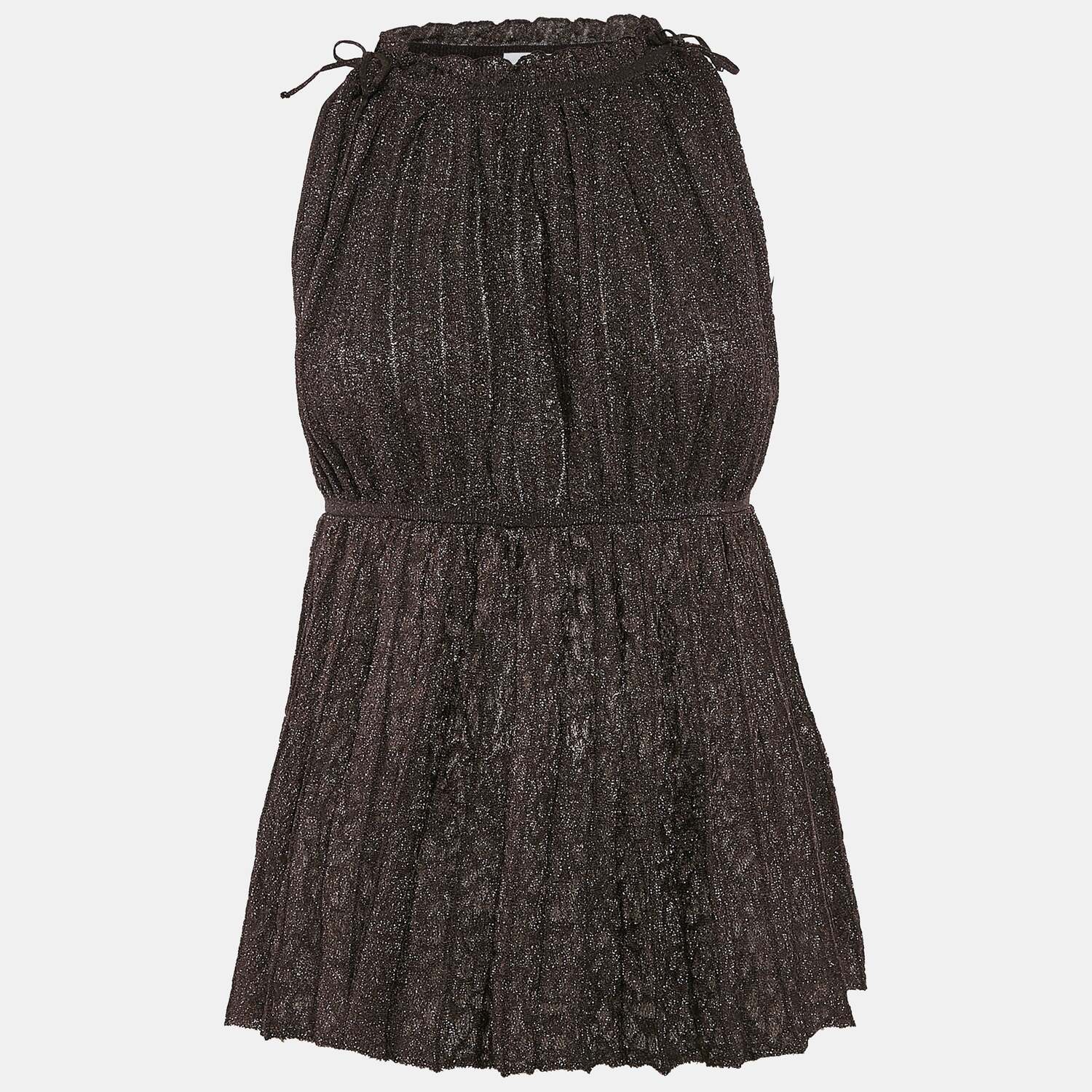 

M Missoni Туника без рукавов Missoni фиолетового цвета из люрекса