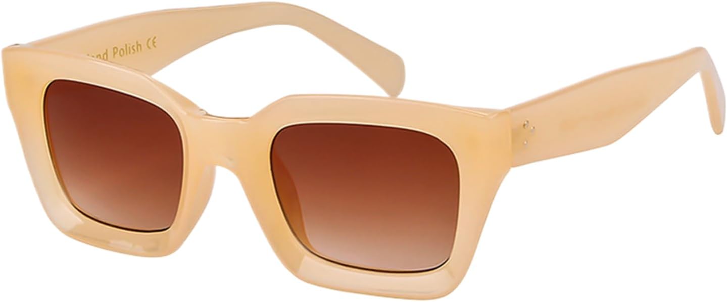 

Солнцезащитные очки с защитой UV400 | Увеличенная оправа с заклепками, градиентный цвет | для женщин и мужчин, для занятий спортом на открытом воздухе и вождения DSVIGF, 06