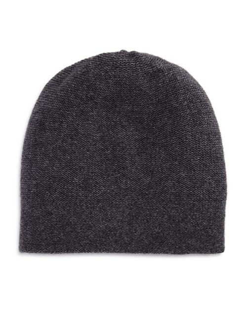 

Мужская однотонная вязаная шапка The Men's Store at Bloomingdale's, цвет Gray