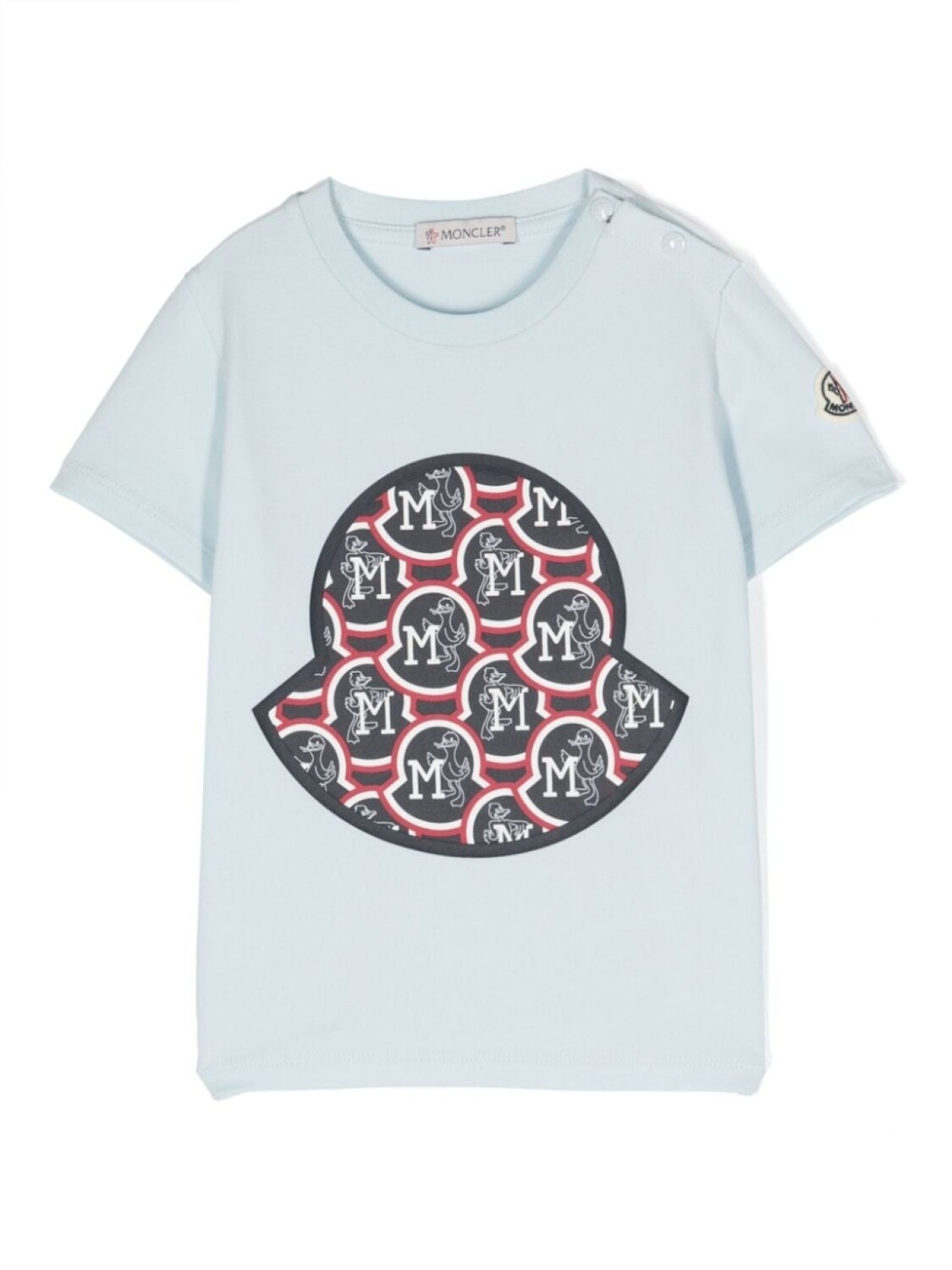 

Moncler Enfant футболка с логотипом, синий
