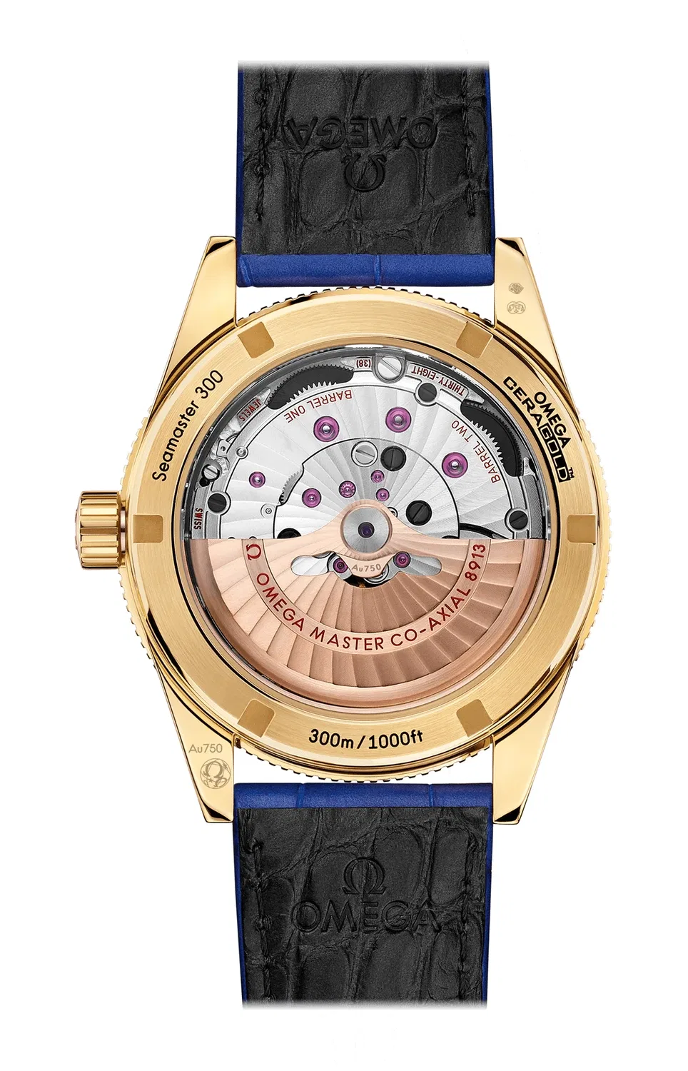 СИМАСТЕР 300 OMEGA CO-AXIAL MASTER CHRONOMETER 41 ММ - 234.63.41.21.99.002, золотой — фото 2
