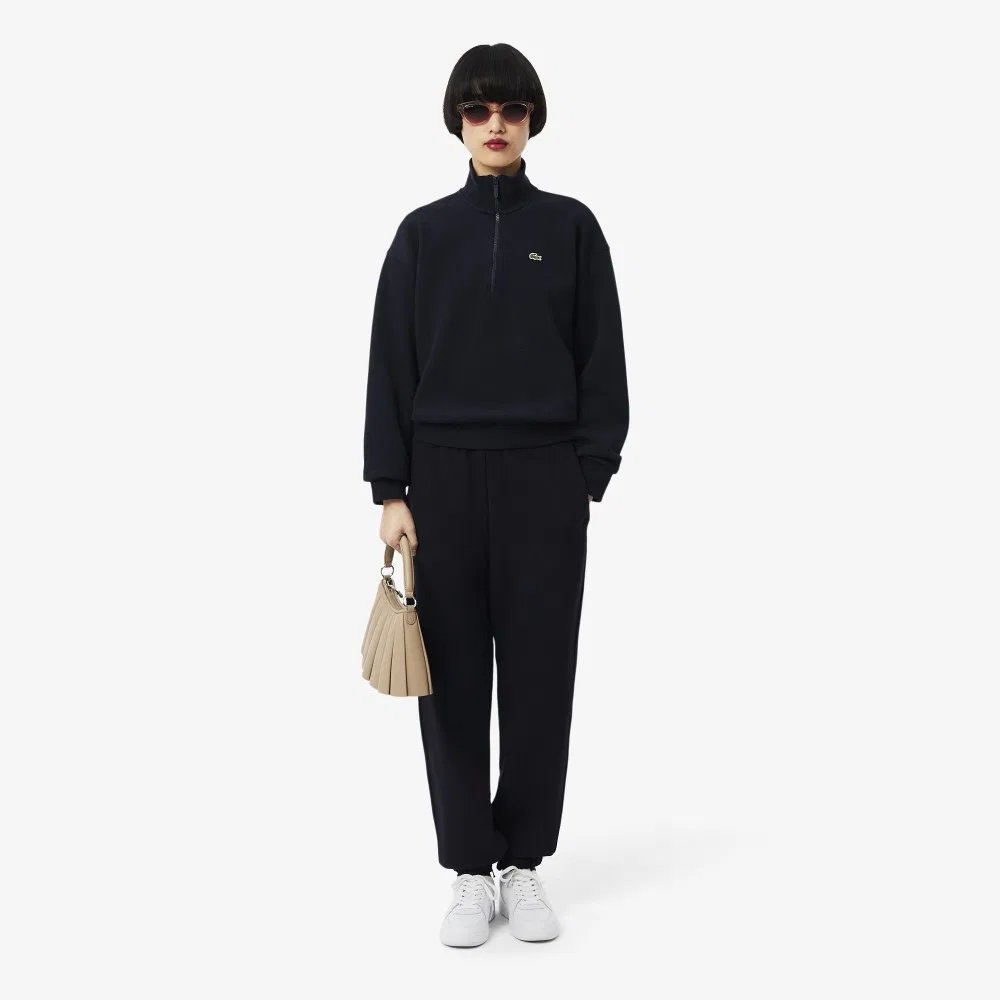 Спортивные брюки Lacoste Double Face Pique, тёмно-синие — фото 4