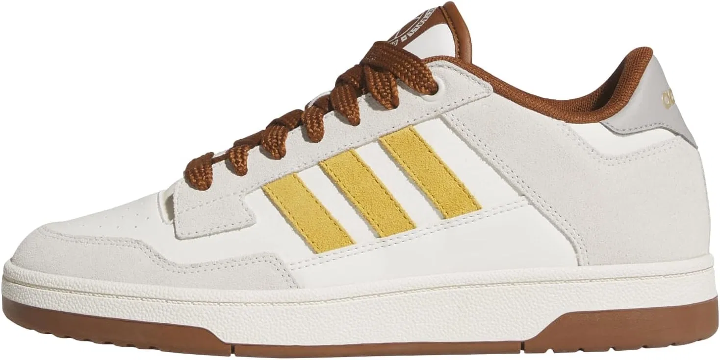 Унисекс кроссовки Adidas Rapid Court Low, Ftwr White Preloved Yellow Dusky Bronze
