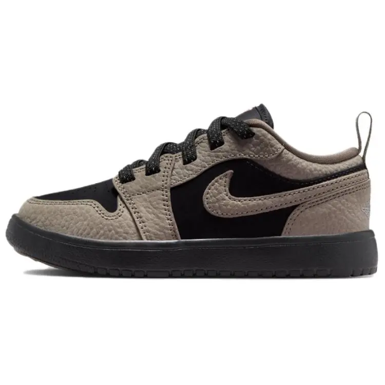 

Jordan Air 1 Low top детские баскетбольные кроссовки Black Umber для детей 3-7 лет