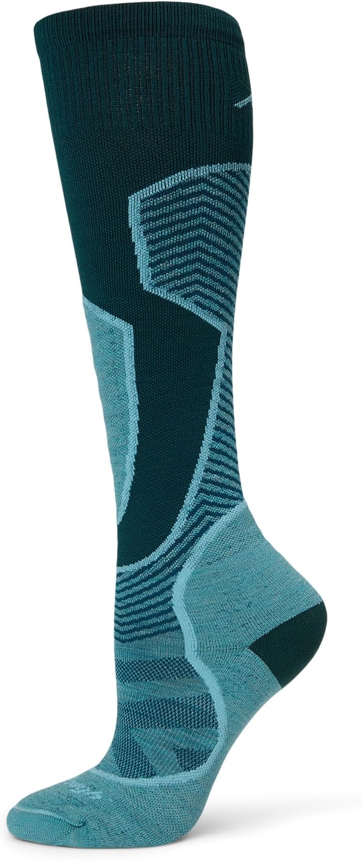 

Носки Darn Tough Vermont Outer Limits OTC Lightweight with Cushion w/ Padded Shin, цвет Juniper