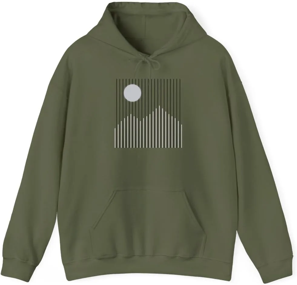 

Унисекс худи Heavy Blend с дизайном Alpine Mountain — уютная модель для активного отдыха Mad Fox Designs