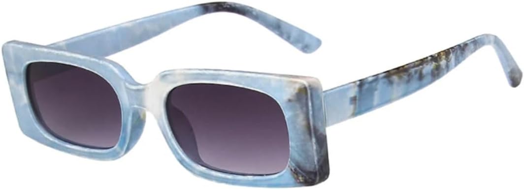 

Солнцезащитные очки с защитой UV400 | Линзы конфетного цвета, маленькая оправа | Для женщин и мужчин, для занятий спортом на открытом воздухе и вождения DSVIGF, Blue Flower Grey