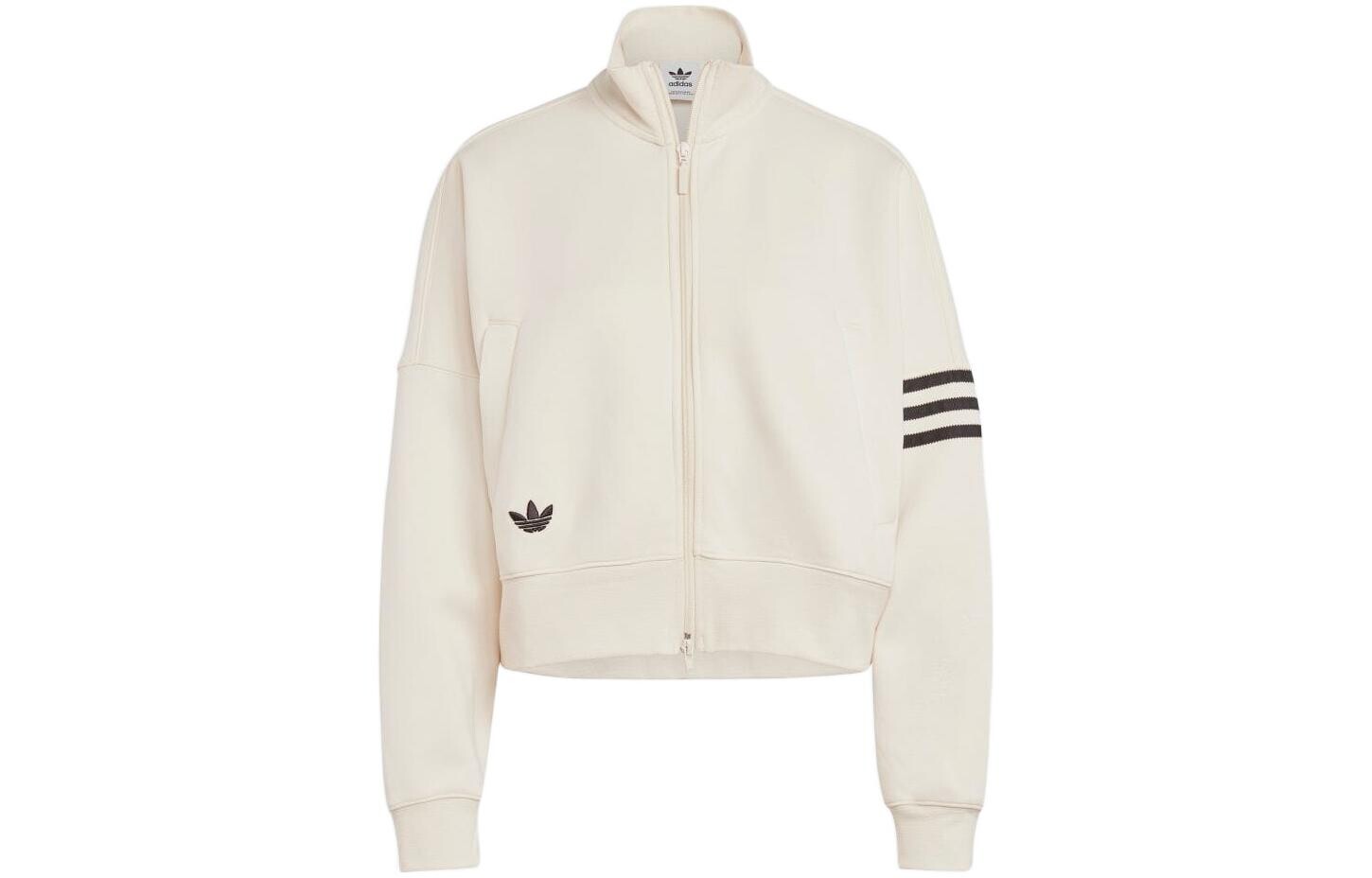 

Куртка Adidas на молнии с приспущенными плечами Adidas Originals, цвет Miracle White