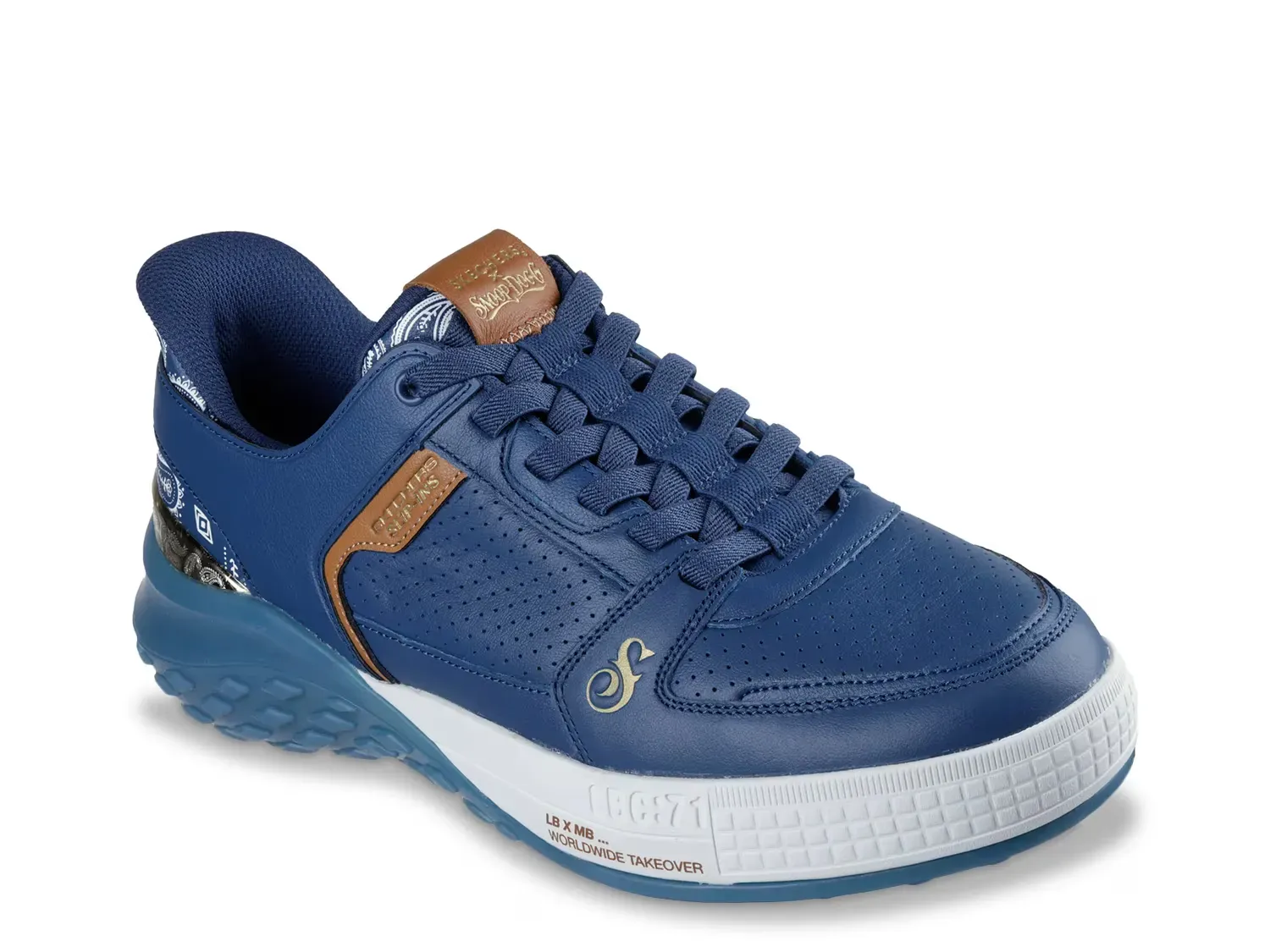 

Hands Free Slip-Ins: Snoop Dogg Sizzle Snoop Sizzle Toke Slip-On Кроссовки - мужские Skechers, Navy