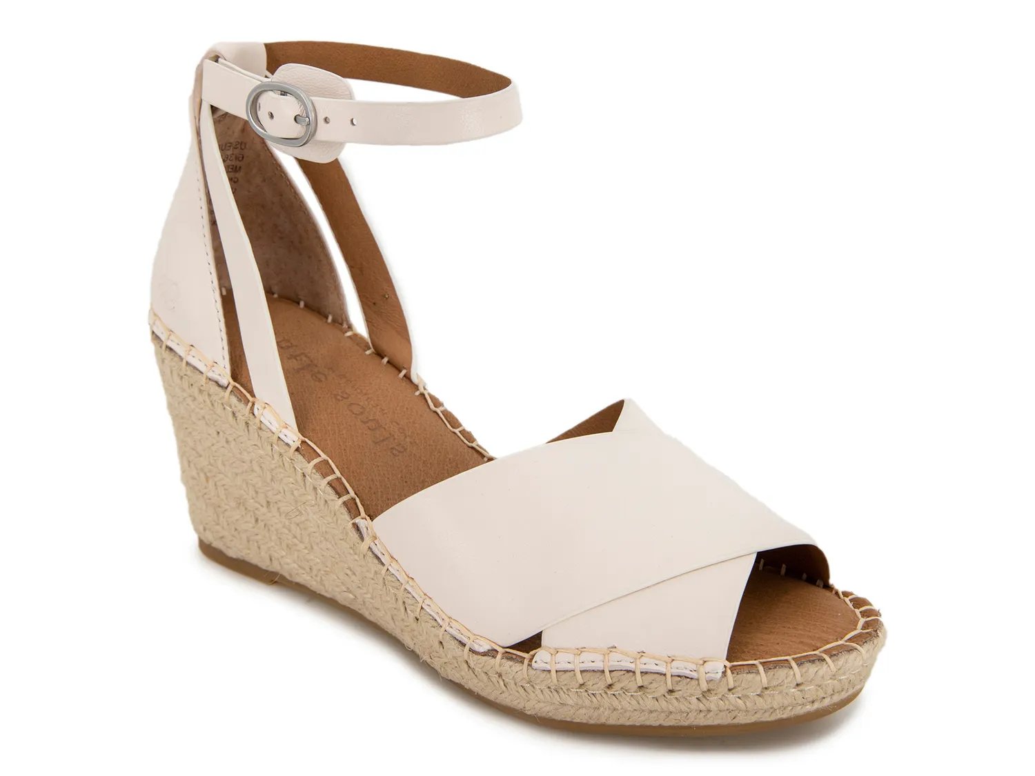Сандалии Gentle Souls by Kenneth Cole Charli Wedge Sandal, Off White Canvas