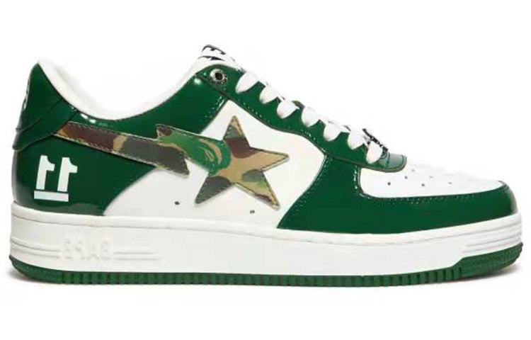 Кроссовки A Bathing Ape Bape Sta Taipei 15 Anniversary 'White Green', белый — фото 2