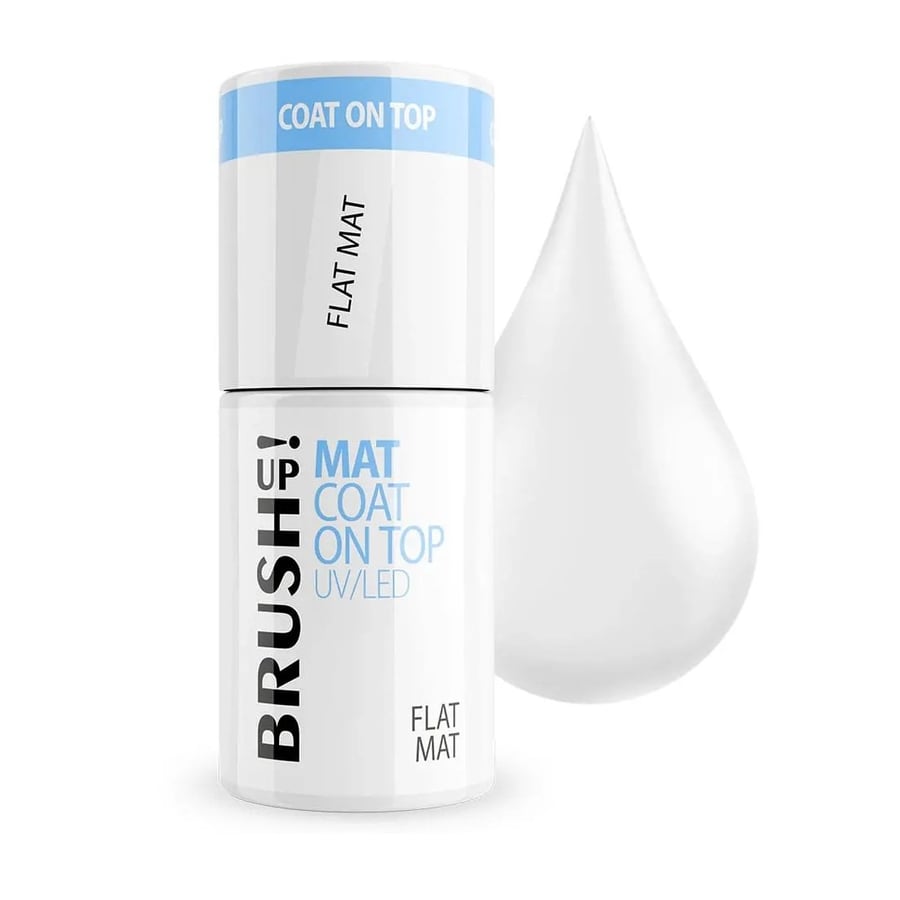 

BrushUp!, Mat Coat On Top матовое гибридное верхнее покрытие Flat Matt 5 г