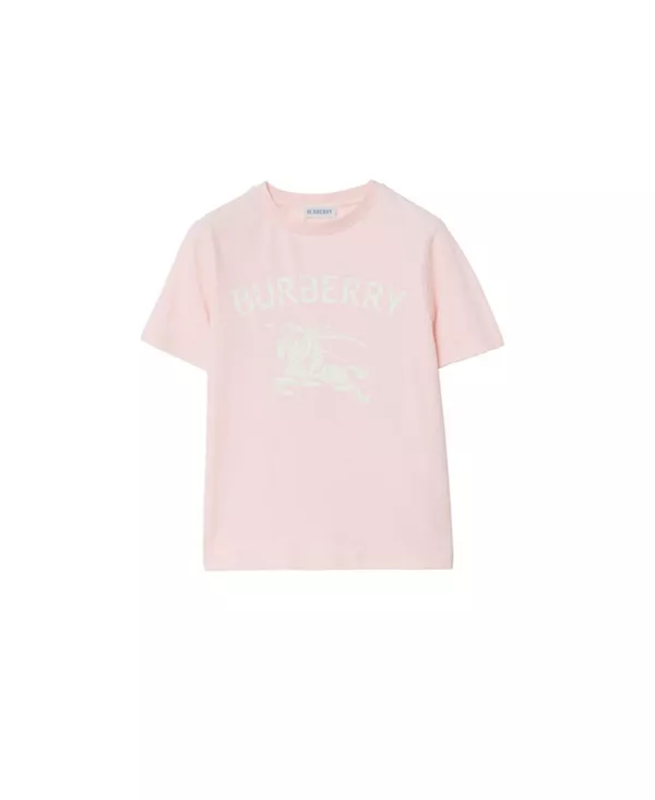

Детская футболка из эластичного хлопка ekd для девочек - для малышек и для взрослых. Burberry, розовый