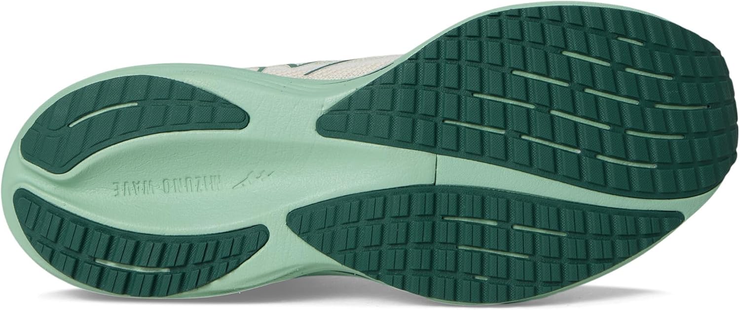 Мужские кроссовки Mizuno Wave Rider 29 2e, белый/зеленый — фото 3