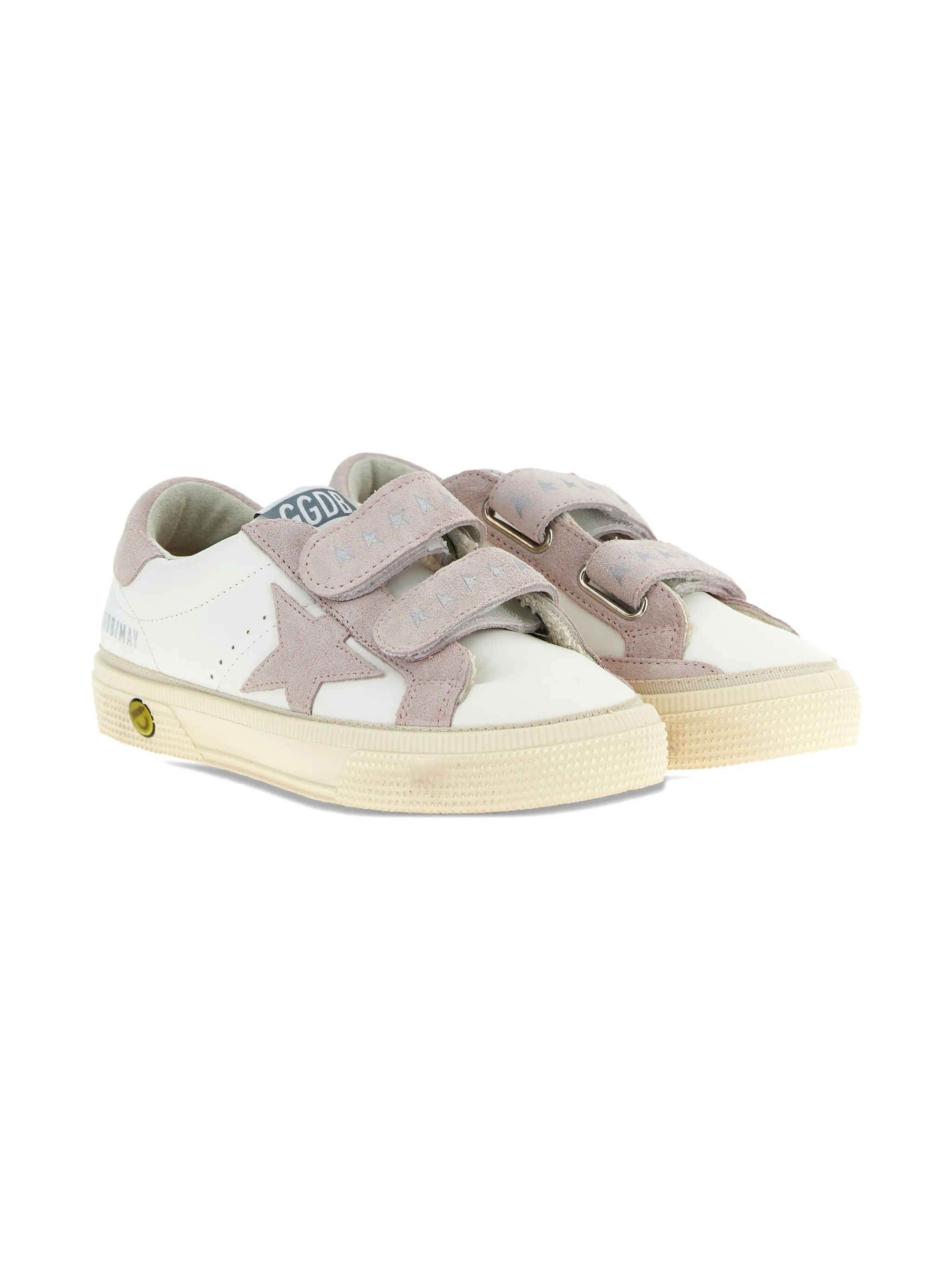 

Замшевые кроссовки May School star Golden Goose Kids, белый