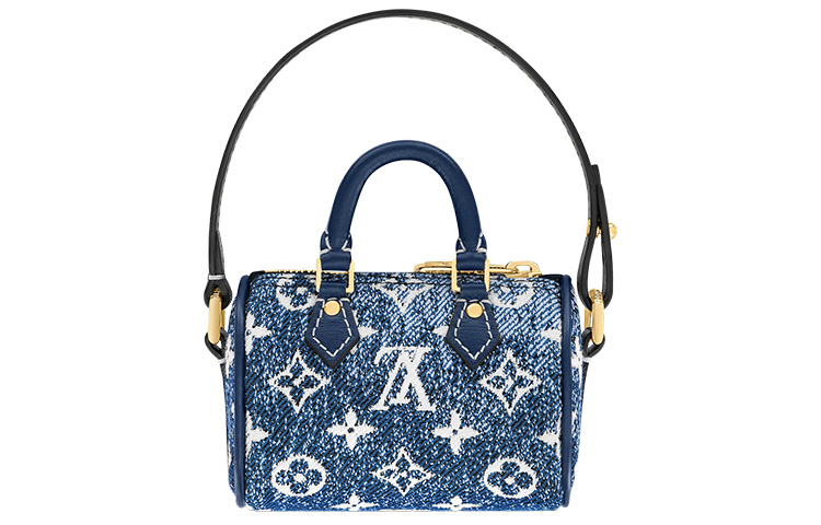 LOUIS VUITTON Скоростной джинсовый мешочек для ключей — фото 2