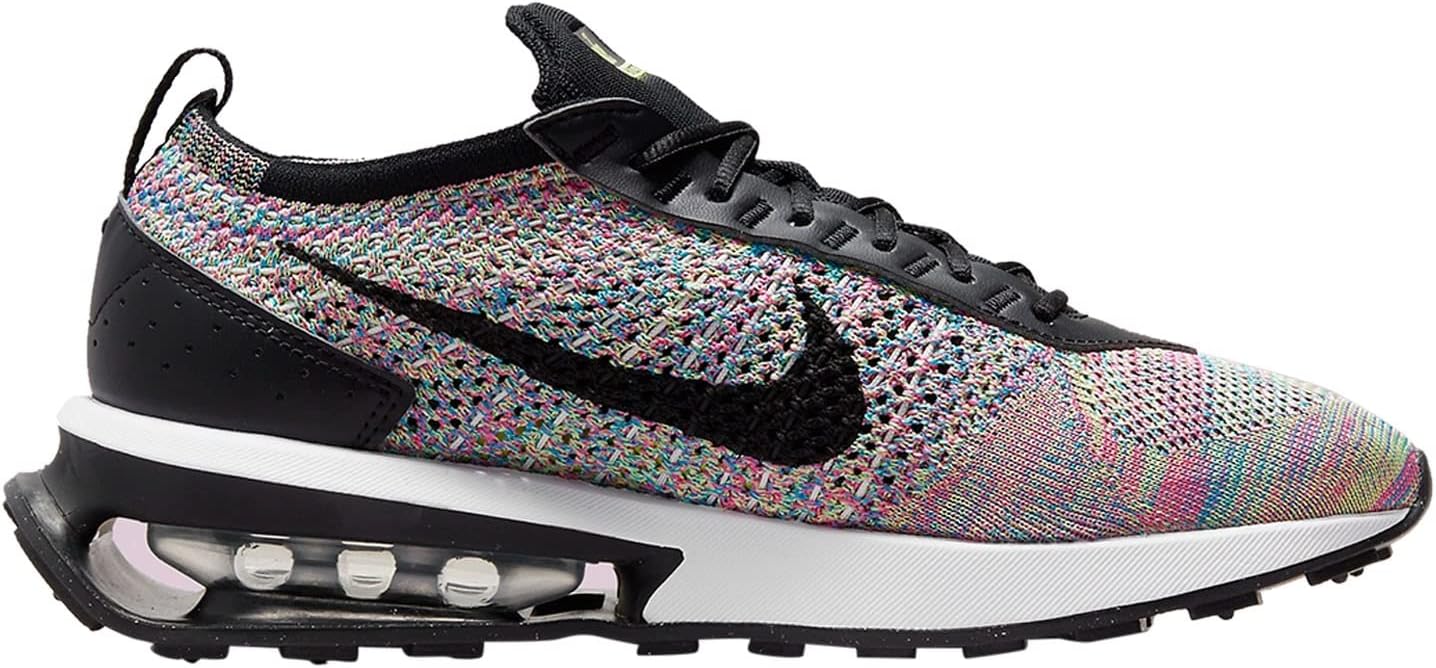 Мужские кроссовки Nike Air Max Flyknit Racer, синий/зеленый — фото 2