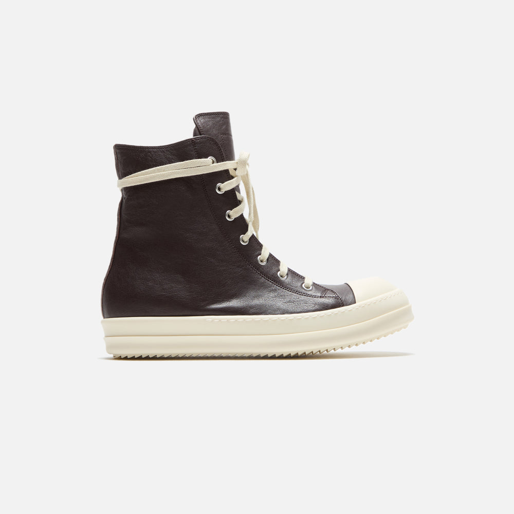 

Кроссовки Rick Owens Sneakers Scarpe In Pelle, цвет Mahogany/Milk/Milk