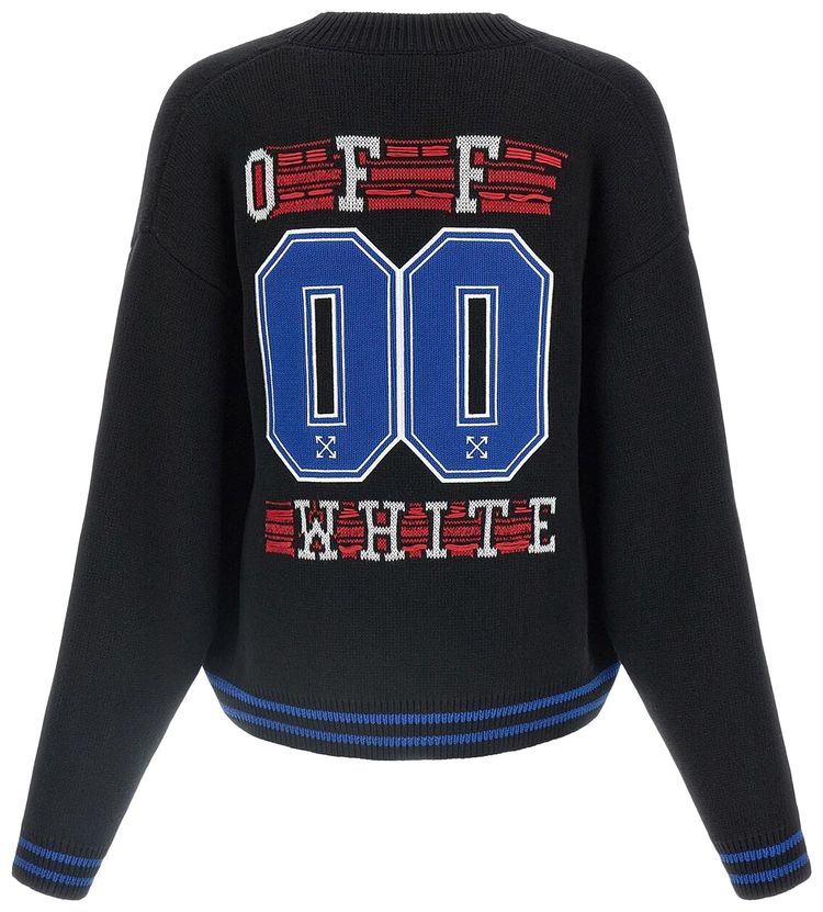 Кардиган Off-White 00 Glide Diagonal Varsity Knit Cardigan — фото 2