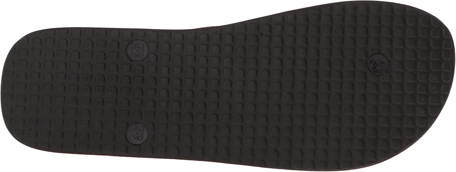 Мужские шлепанцы DC Graffik Spray Dc Shoes, белый/черный/красный — фото 4