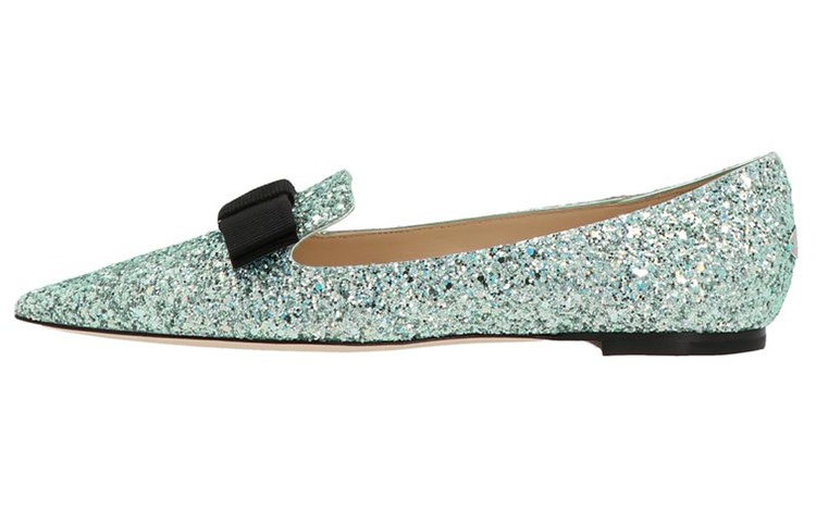 Jimmy Choo Балетки Gala Ballerina Flats, повседневные, женские, цвет Miami Mint Green