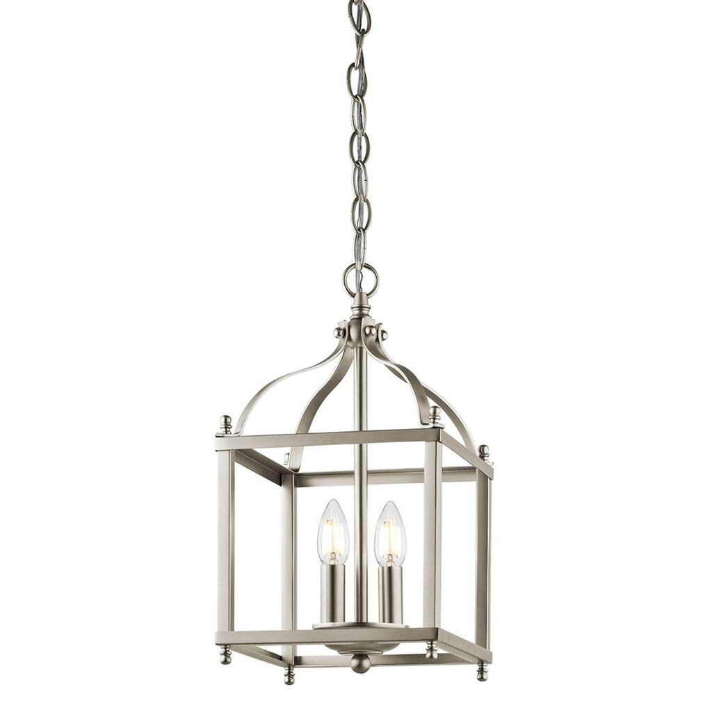

Подвесной светильник Larkin, матовый никель, 2 лампочки Elstead Lighting