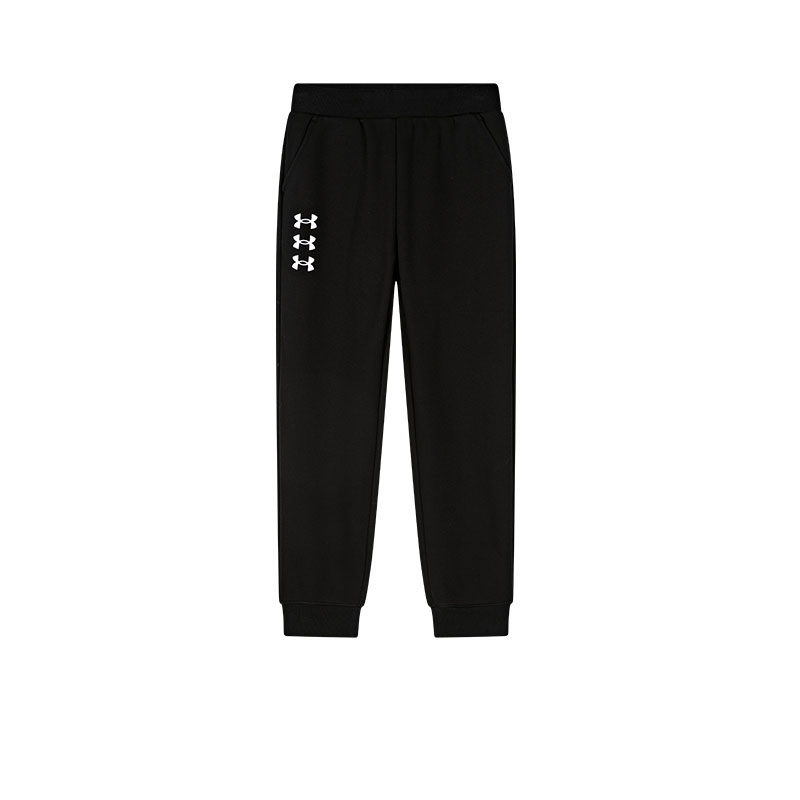 Чёрные вязаные спортивные штаны для подростков Under Armour — фото 2