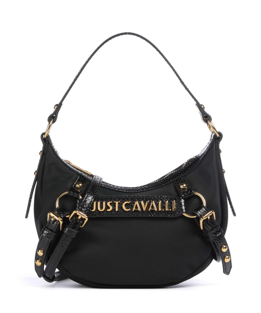 

Сумка на плечо в стиле фуляровой клетки 1 нейлон Just Cavalli, черный