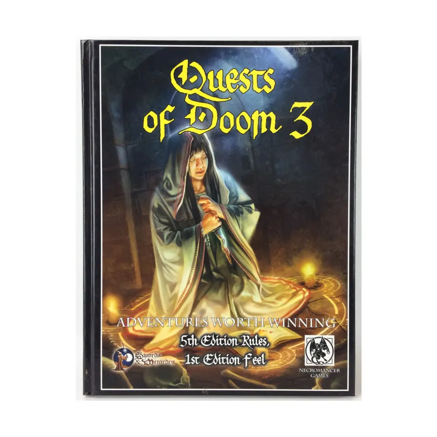 

Quests of Doom Vol. 3 w/PDF (Swords & Wizardry), Swords & Wizardry (Frog God Games), твердый переплет